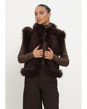 Antik Batik Damen Blusen Sando Gilet - Schwarz