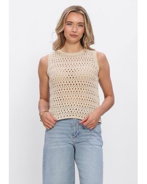 Modström Damen Tops & T-Shirts Vestermd Top - Blau