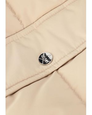 Silvian Heach Wattierte Jack Long Down Jacket Ibar Damen - Natur