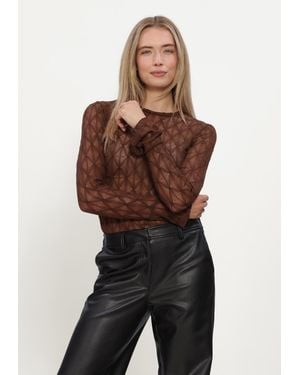 Notre-v Damen Tops & T-Shirts Nv-Ingelise - Braun