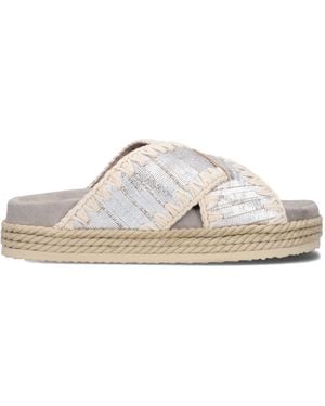 Mou Pantolette Rope Bio 04 - Schwarz