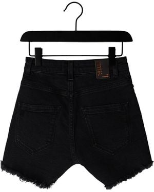 Rellix Kurze Hose High Waist Denim Short Mädchen - Schwarz