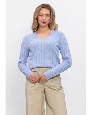 Copenhagen Muse Damen Pullover & Cardigans Cmkotom-Pullover - Blau