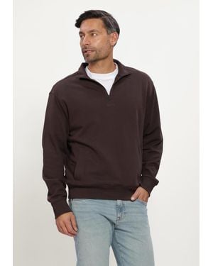 BOSS Herren Pullover & Cardigans Ze Smallzip - Braun