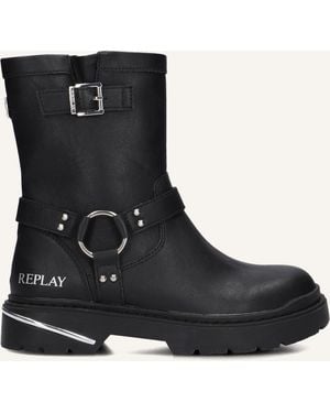 Replay Mädchen Boots Joplin 19 - Schwarz