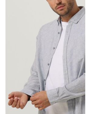 Dstrezzed Casual-Oberhemd Shirt Linen Melange Herren - Grau