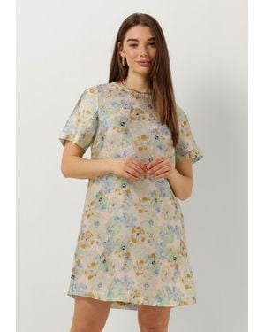 Envii Damen Kleider Enwombat Ss Dress Aop 7063 - Natur