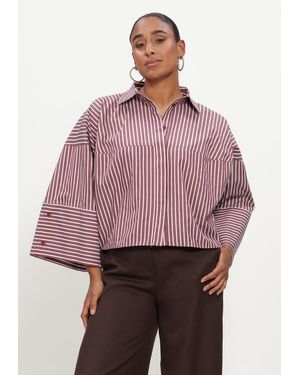 EST'SEVEN Damen Blusen Varissa Blouse - Rot