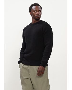 Anerkjendt Herren Pullover & Cardigans Aksune Patent Knit - Blau