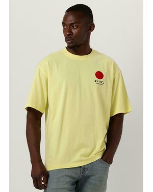 Edwin Herren Polos & T-Shirts Japanese Sun Ts - Gelb