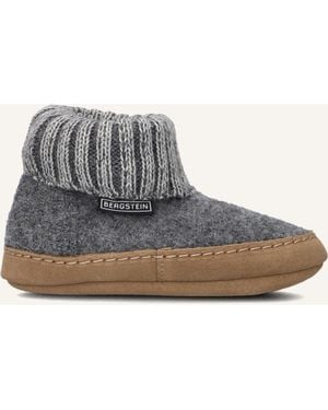 Bergstein Mädchen Hausschuhe Cozy Lux - Schwarz