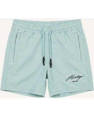 MALELIONS Jungen Bademode Heritage Swim Shorts - Blau