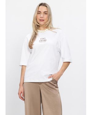 Beaumont Organic Damen Tops & T-Shirts Rowy T-Shirt - Weiß