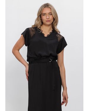 Bruuns Bazaar Damen Blusen Weckiabbsynje Blouse - Schwarz