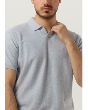 Dstrezzed Polo-Shirt Polo S/S Melange Slub Herren - Grau