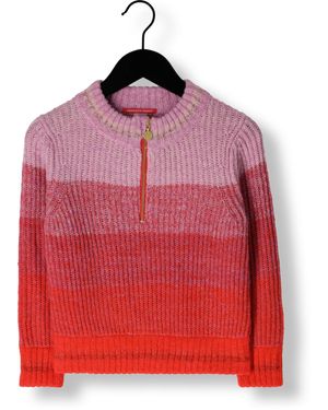 Scotch & Soda Pullover Half-Zip Gradient Pullover Mädchen - Rot