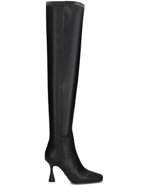 Josh V Hohe Stiefel Lieve - Schwarz