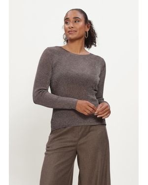 Gestuz Damen Tops & T-Shirts Silvigz Deep Back Blouse - Grau