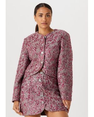 Y.A.S Damen Blazers Yaslauthea Ls Jacket - Lila