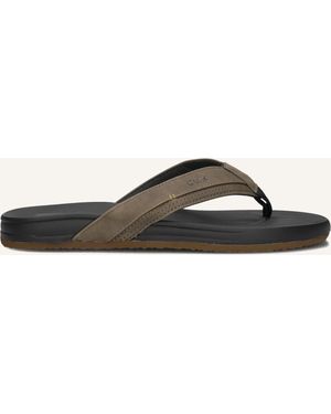 CLAY Herren Pantoletten 003 - Schwarz