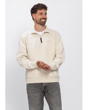 Chasin' Herren Pullover & Cardigans Ryder Zip-Up - Natur