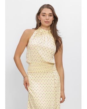 Ydence Damen Tops & T-Shirts Top Jamie - Natur