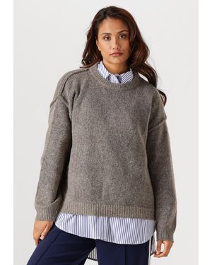 My Essential Wardrobe Damen Pullover & Cardigans Palomamw Knit Pullover - Grau