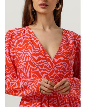 Ydence Midikleid Dress Rhode Damen - Rot