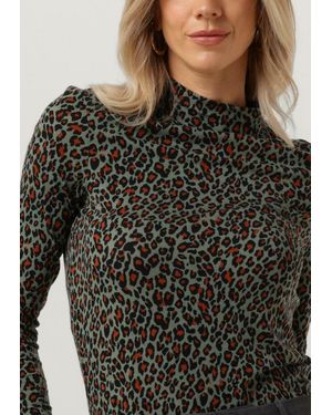 Scotch & Soda Rollkragenpullover All Over Printed Mockneck Longsleeve T-shirt - Mehrfarbig