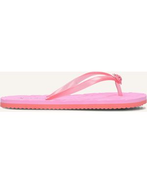Kurt Geiger Damen Pantoletten Kensington Q Flip Flop - Schwarz