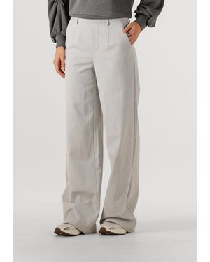 Object Damen Hosen Objlisa Wide Pant Tall - Grau