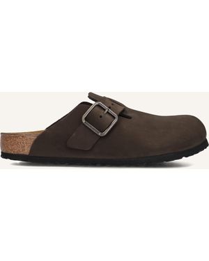 Birkenstock Herren Slipper Boston Wire Buckle - Schwarz