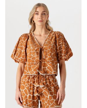 Scarlett Poppies Damen Tops & T-Shirts Kacie Top - Orange