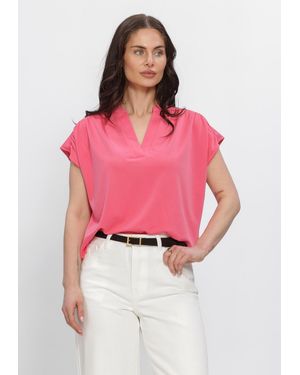 Minus Damen Tops & T-Shirts Msfiba Modal T-Shirt - Pink