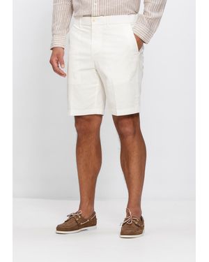 Tommy Hilfiger Herren Hosen Half Ewb Harlem Short Chino - Weiß