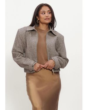 Josh V Damen Jacken Perla Jacket - Braun