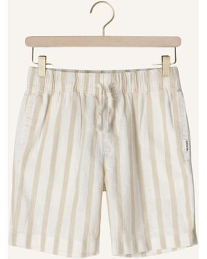 Tommy Hilfiger Jungen Hosen Relaxed Linen Blend Stripe Short - Natur