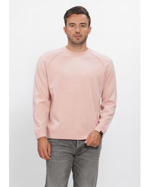 Butcher of Blue Herren Pullover & Cardigans Clifden Sweat Crew - Pink
