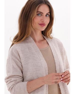 SELECTED Strickjacke Lulu New Ls Knit Long Cardigan B Damen - Braun