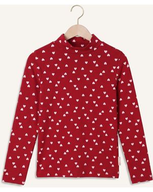 Petit Blush Mädchen Tops & T-Shirts Turtle Neck - Rot