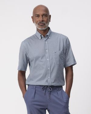 Campbell Ranger Overhemd Km - Blauw