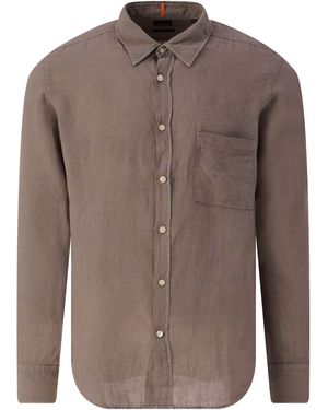 GANT Boss Casual Rele Casual Overhemd Lm - Bruin