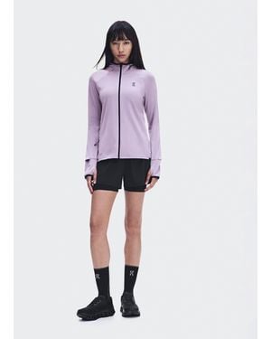 On Shoes Climate Zip Hoodie - Purple