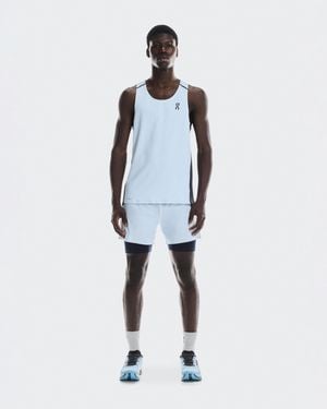 On Shoes 5" Performance 2/1 Shorts - Blau