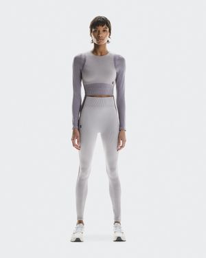 On Shoes Studio Knit Lg-T Crop - White
