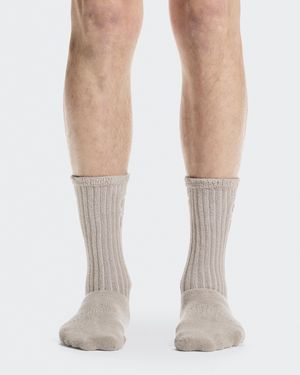 On Shoes Terry Sock High - White