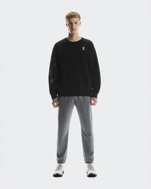 On Shoes Club Crew Graphic - Black