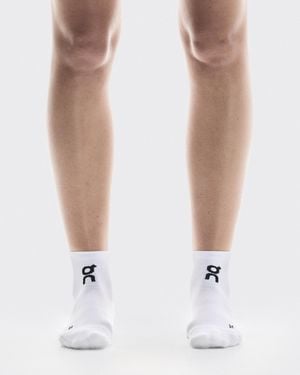 On Shoes Core Run Sock Mid 2P - White