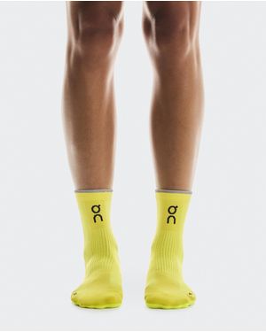 On Shoes Elite Run Sock Mid - Yellow