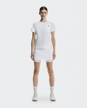 On Shoes Court Skirt Split - White
